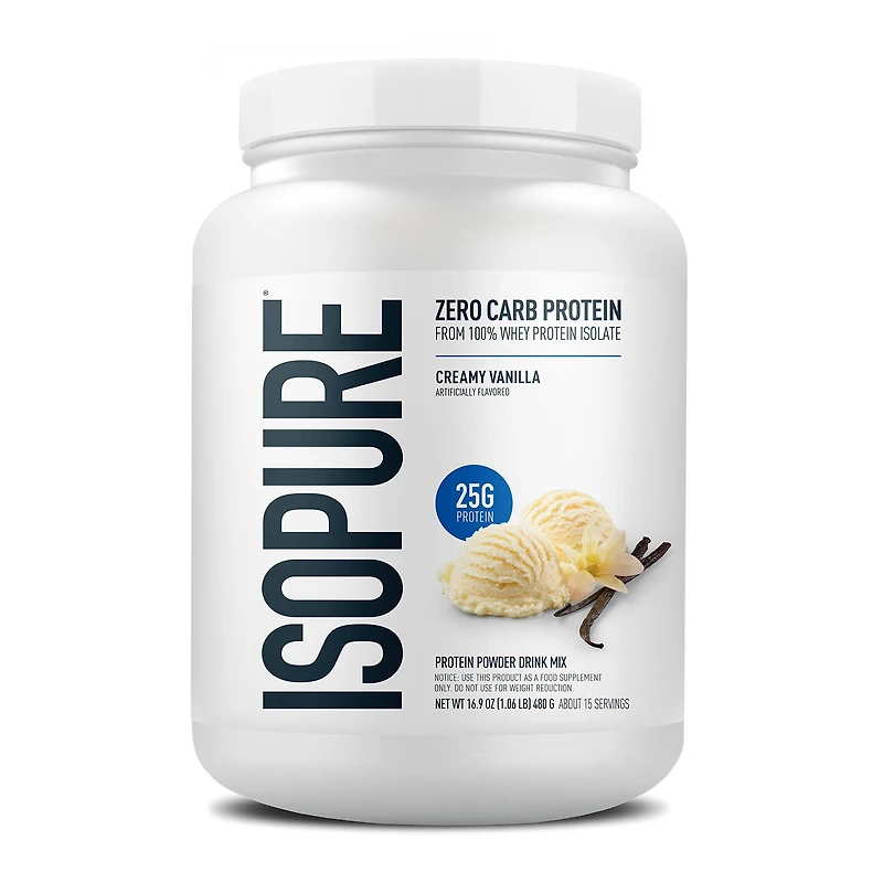 Isopure Zero Carb - Creamy Vanilla (15 Servings) 1 lbs.
