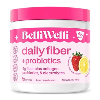 Daily Fiber + Probiotics - Strawberry Lemonade 16 Servings