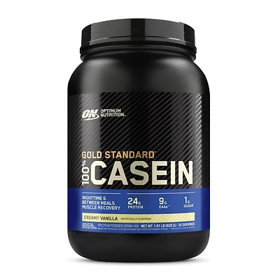 Optimum Nutrition Gold Standard 100% Casein - Creamy Vanilla (26 Servings) 2 lbs.