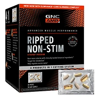 GNC AMP Women's Ripped Non-Stim Vitapak Program (1 Month Supply) Healthy - 30 Packs