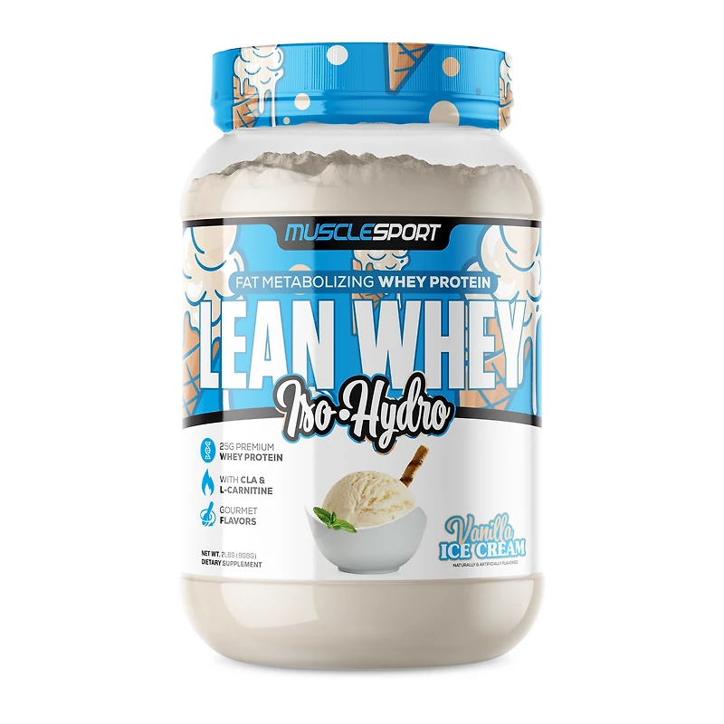 MuscleSport Lean Whey Iso-Hydro Protein