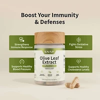 Maximum Strength Extract Olive Leaf Dietary Supplement - 90 Capsules (90 Servings)