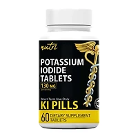Potassium Iodide Tablets 130mg - 60 Tablets (30 Servings)