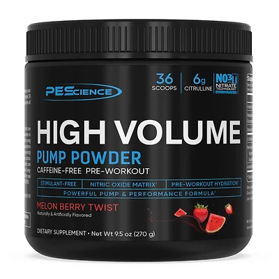 PEScience High Volume Pre-Workout - Melon Berry Twist (36 Servings)