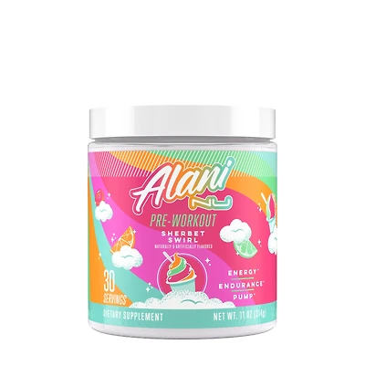 Alani Nu Pre-Workout Vegan - Sherbet Swirl (30 Servings)