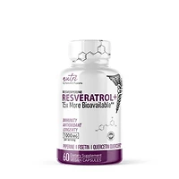 Nature's Fusions Resverperine Resveratrol 500 Mg with Black Pepper Healthy - 60 Capsules (60 Servings)