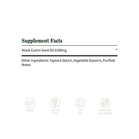 Cold Pressed Black Seed Oil - 90 Softgel Capsules (90 Servings)