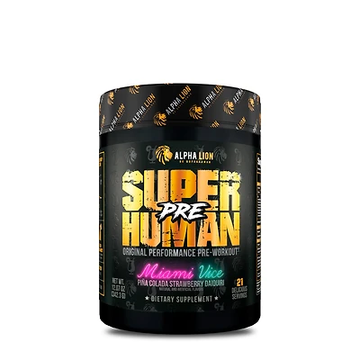 Alpha Lion Superhuman Pre-Workout - Piña Colada Strawberry Daiquiri(21 Servings)