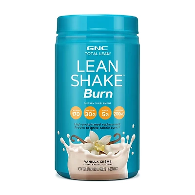 GNC Total Lean Shake Burn - Vanilla Crème (16 Servings) 1.63 lbs.