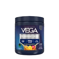 Vega Pre-Workout Energy Vegan - Passion Fruit (25 Servings) Zero Sugar