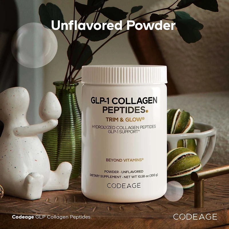 GLP-1 Collagen Peptides - Unflavored - 10.58 oz (30 Servings)