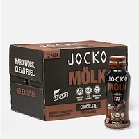 Jocko Molk Protein Shake - Chocolate 12Oz. (12 Bottles)