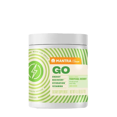 ZAHLER Mantra Go Vitamin B - Tropical Berry 4.1 Oz (30 Servings)