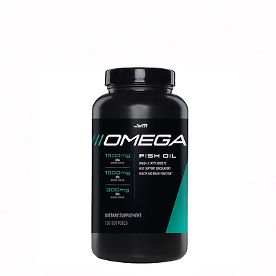 Jym Omega Fish Oil - 120 Softgels (60 Servings)