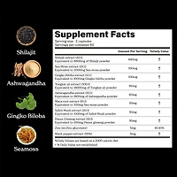Shilajit Sea Moss - 120 Capsules (60 Servings)