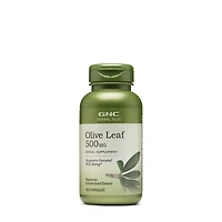 GNC Herbal Plus Olive Leaf 500 Mg - 100 Capsules (100 Servings)