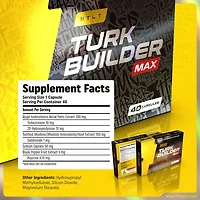 Turk Builder MAX - 40 Capsules (40 Servings)