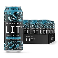 LIT® V2 On-The-Go Pre-Workout - Gummy Shark 16oz. (12 Cans)