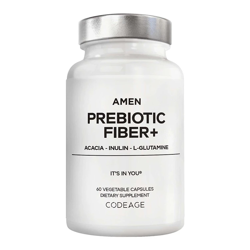 Amen Prebiotic Fiber+ - 60 Capsules (30 Servings)