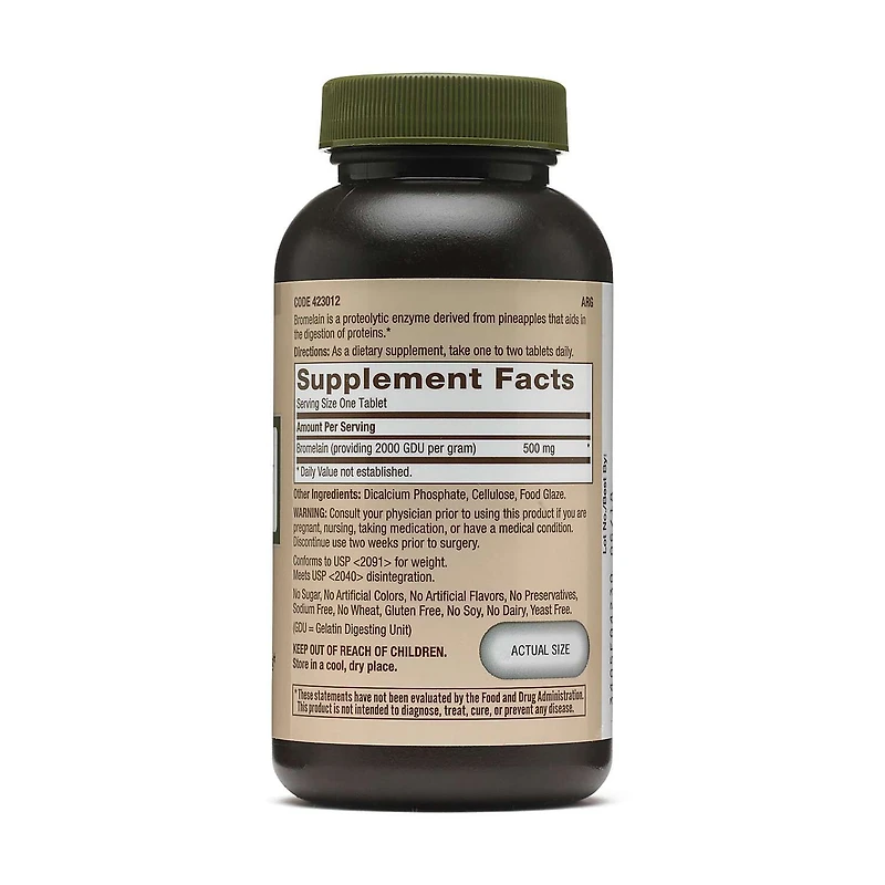 Bromelain 500mg - 60 Tablets (60 Servings)