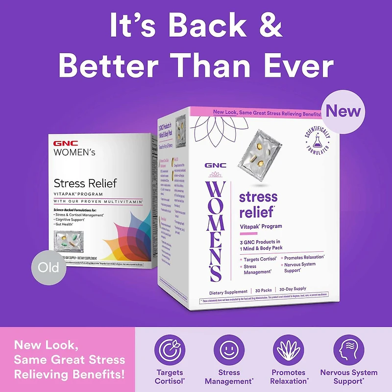 TikTok Stress Relief Vitapak® Program (1 Month Supply)