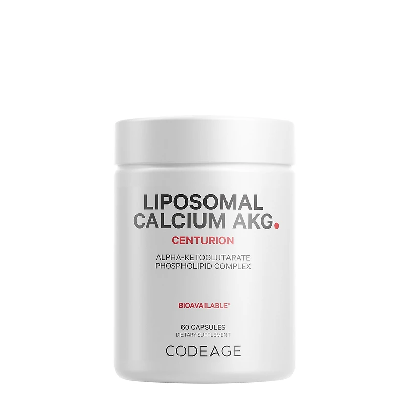 Codeage Liposomal Calcium Akg Gluten-Free - 60 Capsules (60 Servings)