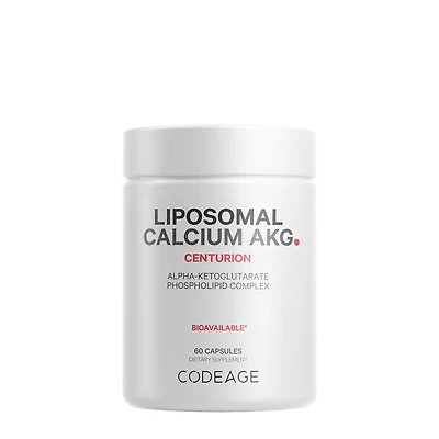 Codeage Liposomal Calcium Akg Gluten-Free - 60 Capsules (60 Servings)
