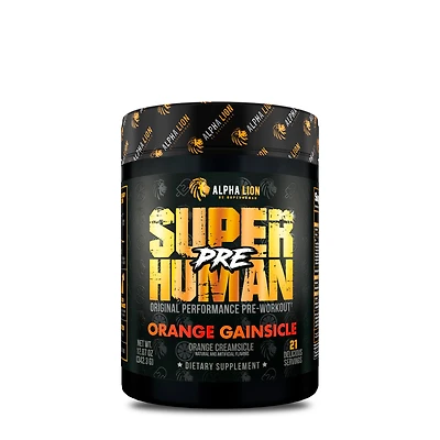 Alpha Lion Superhuman Pre-Workout - Orange Creamsicle(21 Servings)