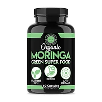 Organic Moringa - 60 Capsules (30 Servings)