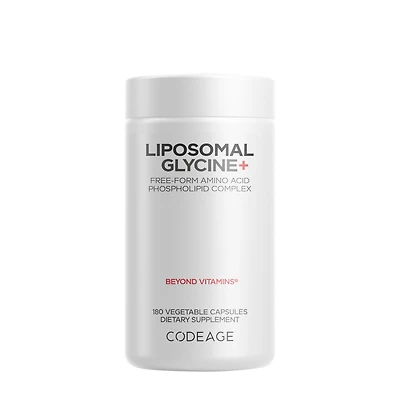 Codeage Liposomal Glycine+ Gluten-Free - 180 Vegetable Capsules (60 Servings)