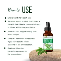 Organic Moringa Leaf Liquid Extract - 1 fl oz. (24 Servings)