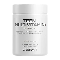 Teen Multivitamin+ Platinum - 60 Vegetable Capsules (30 Servings)