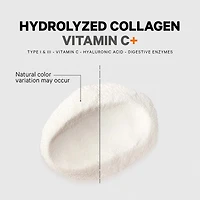 Hydrolyzed Collagen Peptides Powder + Hyaluronic Acid & Vitamin C - 9.98 oz. (14 Servings)