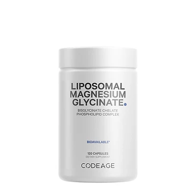 Codeage Liposomal Magnesium Glycinate Gluten-Free - 120 Capsules (30 Servings)