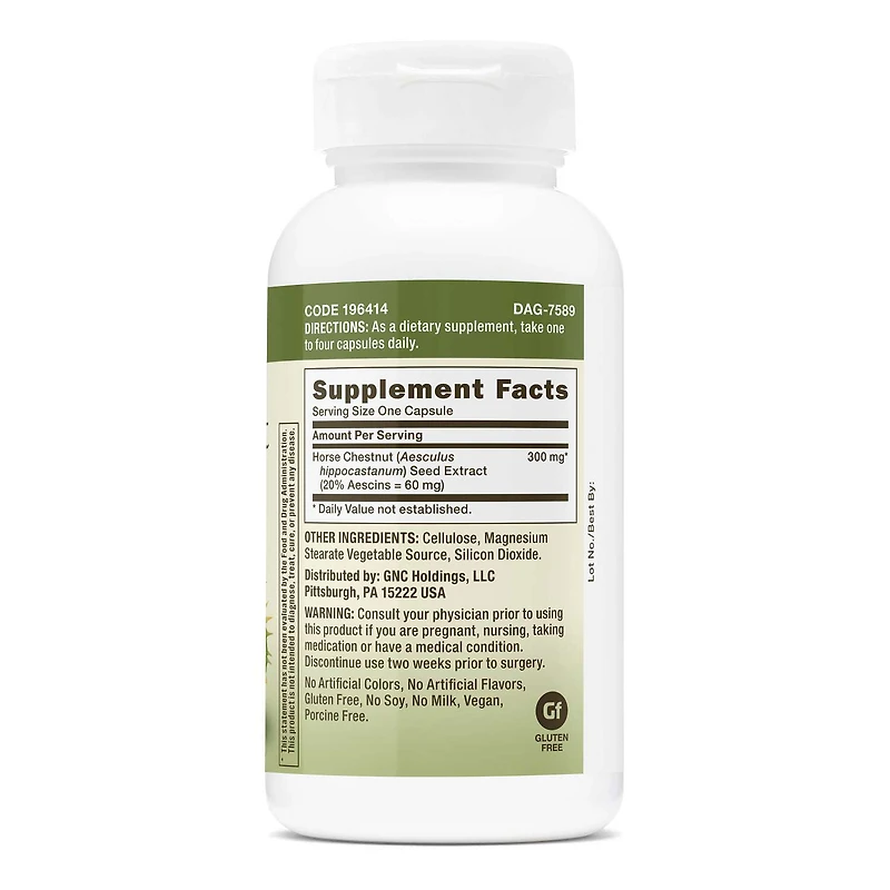 Horse Chestnut Extract 300mg - 100 Capsules (100 Servings)