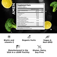 Amen Vegan Collagen Builder + Biotin and Vitamin C - 30 Tablets (30 Servings)