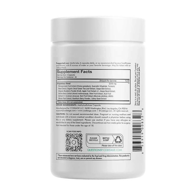 Polyphenols Broad Spectrum - 120 Capsules (30 Servings)