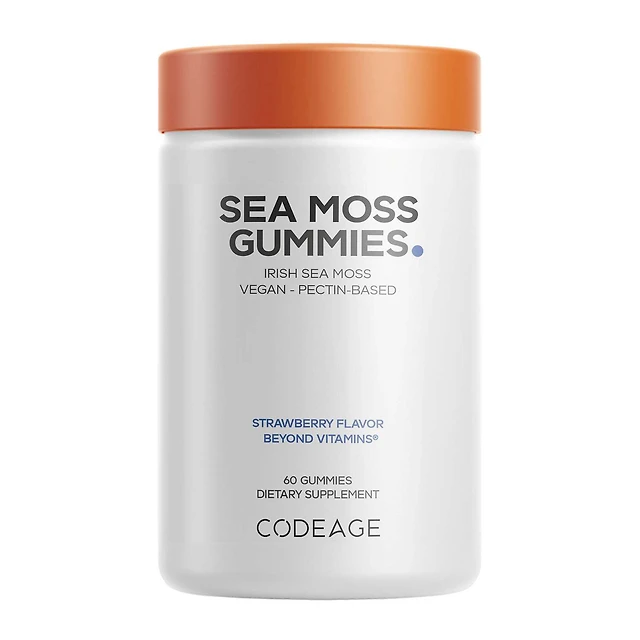 Sea Moss Gummies - Strawberry - 60 Gummies (30 Servings)
