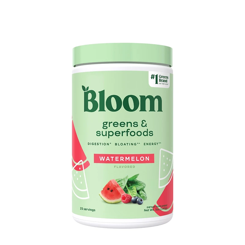 Bloom Greens & Superfoods - Watermelon (25 Servings)