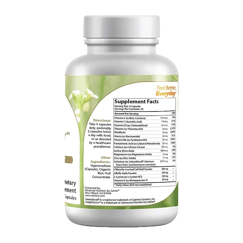 HeightFactor™ - 120 Capsules (30 Servings)