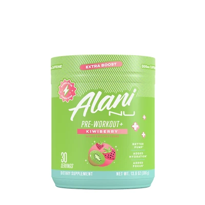 Alani Nu Pre-Workout+ Vegan - Kiwiberry (30 Servings)