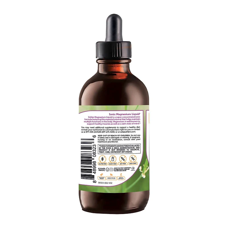 Magnesium Liquid - Unflavored - 4 fl oz (30 Servings)