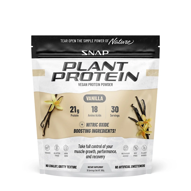 SNAP Supplements Plant Based Vegan Protein Powder