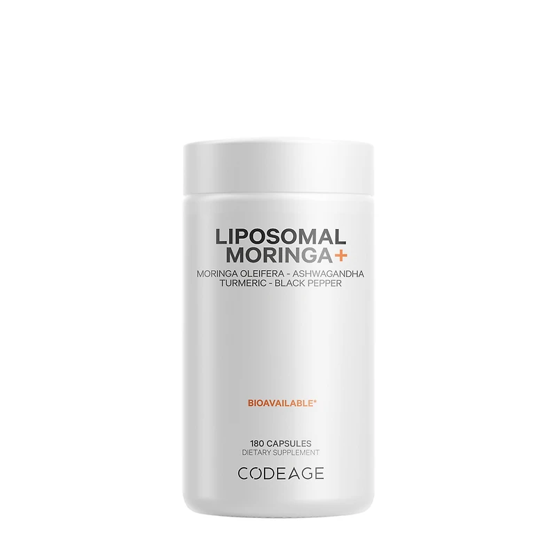 Codeage Liposomal Moringa Vegan - 180 Capsules (90 Servings)