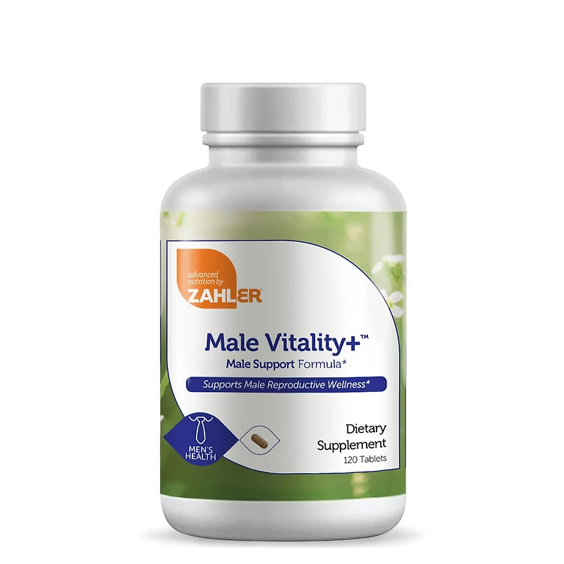 ZAHLER Male Vitality+ - 120 Tablets (30 Servings)