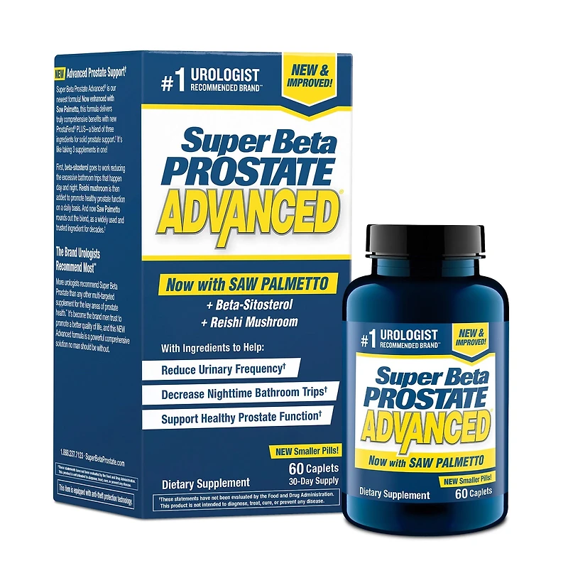 Super Beta Prostate Advanced - 60 Caplets (30 Servings)