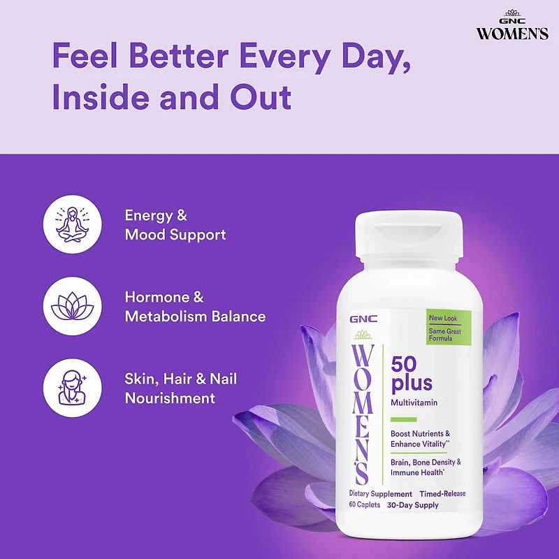 50+ Multivitamin - 60 Capsules (30 Servings)