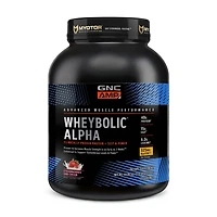 GNC AMP Whey Proteinbolic Alpha with Myotor Healthy - Strawberries and Cream (22 Servings)