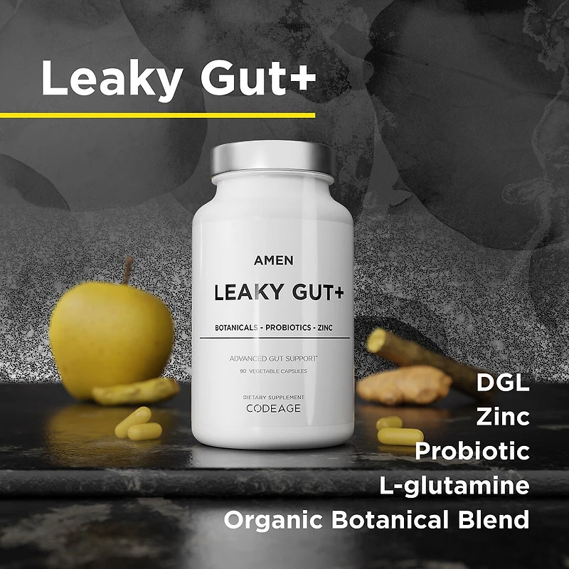 Amen Leaky Gut+ - 90 Veggie Capsules (30 Servings)