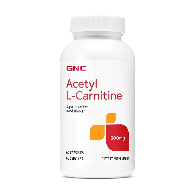 Acetyl-L-Carnitine 500mg - 60 Capsules (60 Servings)